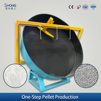 Granulateur à disques pour la réutilisation des déchets agricoles, machine de fabrication de poudre de gypse