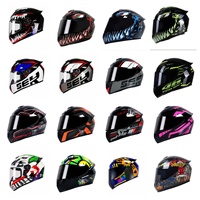 Casque de moto intégral pour adulte homologué DOT, double visière, finition noire mate, ailettes remplaçables, construction ABS pour la route/vélo