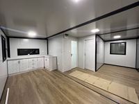 Maison conteneur préfabriquée mobile moderne extensible de 40, 30, 20 pieds, 2, 3 ou 4 chambres