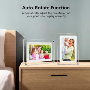 Cổ phiếu lớn 7 inch pha lê sexy video màu xanh phim HD điều khiển từ xa 8GB lưu trữ tải về trong MP4 Acrylic Khung ảnh kỹ thuật số - Product Image 3