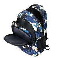 Mochila Unisex de Gran Capacidad para Viajes y Ocio al Aire Libre, Impermeable, con Cierre, Personalizable con Logotipo y Patrón, de Poliéster de Alta Calidad