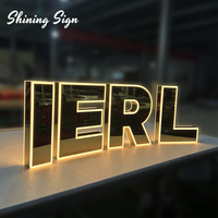 Letras Luminosas LED 3D Personalizadas de Acero Inoxidable y Acrílico para Exteriores, Tiendas Comerciales