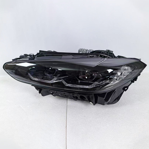 Fari LED Neri con Angel Eyes Gialli per <span class=keywords><strong>BMW</strong></span> Serie 4 M4 420i 430i 440i G22 G82 2021 2022 2023, <span class=keywords><strong>Accessori</strong></span> <span class=keywords><strong>Originali</strong></span> G22 - Product Image 3
