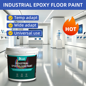 Revêtement de sol époxy auto-nivelant effet marbre 3D, chaque seau couvre 10 m² ㎡   Peinture époxy haute brillance pour sols, pour décoration intérieure - Product Image 1