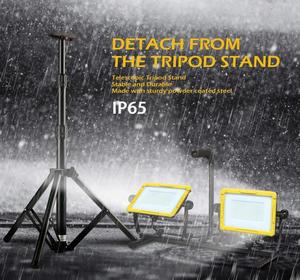 20000 Lumen 360 Degree Led Work <b>Light</b> 200W Outdoor With <b>Socket</b> Tripod Stand Flood WD-660 Work <b>Light</b> With Bracket 200W WD-660 - Product Image 2