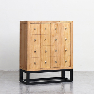 Nuova scarpiera in stile cinese in legno massello ingresso sala di stoccaggio decorazione classica <span class=keywords><strong>Zen</strong></span> originale in legno di colore mobili - Product Image 1