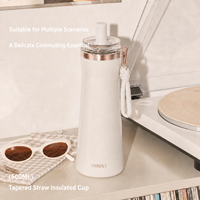 Nouvelle tasse à café en acier inoxydable 316, élégante, réutilisable, cadeau d'affaires ; isolée, sans BPA ; adaptée au bureau, à la maison et en voyage