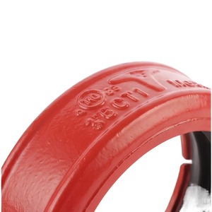 Raccords de tuyauterie à rainures, colliers de serrage à rainures pour protection incendie, colliers de serrage en acier DN114, colliers de raccordement à rainures, raccords, dir. - Product Image 3