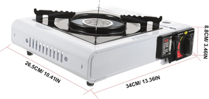 High Quality Portable Butane Iron Manual Single Burner Camping <b>Gas</b> Stove with <b>Ignition</b> 2.5KW Power Double Sealed Valve Safety - Product Image 3