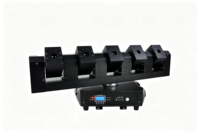 Projecteur laser à faisceau mobile 180W à 5 têtes, contrôlé par DMX, pour effets de scène en bar et KTV, modèle spécial