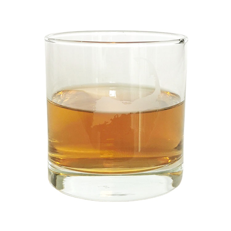 Wholesale 300ml 10oz Etched Logo Laser Engraved Customized Crystal Old Fashioned Rock Glass Whiskey Drinking Cups