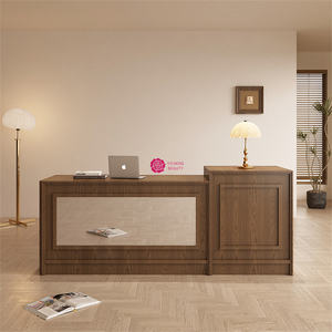 Yicheng Beauty moderne français rétro réception <span class=keywords><strong>caisse</strong></span> enregistreuse bar île armoire réception à vendre - Product Image 4