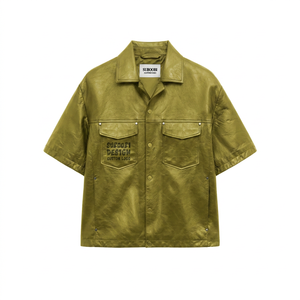 เสื้อแจ็คเก็ตหนัง PU แบบมีฮู้ด กันน้ำ ระบายอากาศได้ดี ไซส์ใหญ่  สำหรับทุกเพศ พิมพ์ลายโลโก้ตามสั่ง OEM/ODM ปี 2026 - Product Image 3