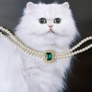 Collar de Lujo para Mascotas con Doble Capa de Diamantes Artificiales para Perros y Gatos - Product Image 2