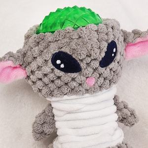 Cigolante increspatura senza imbottitura peluche giocattolo interattivo divertente alieno carino prendere masticare e giocare giocattolo - Product Image 4