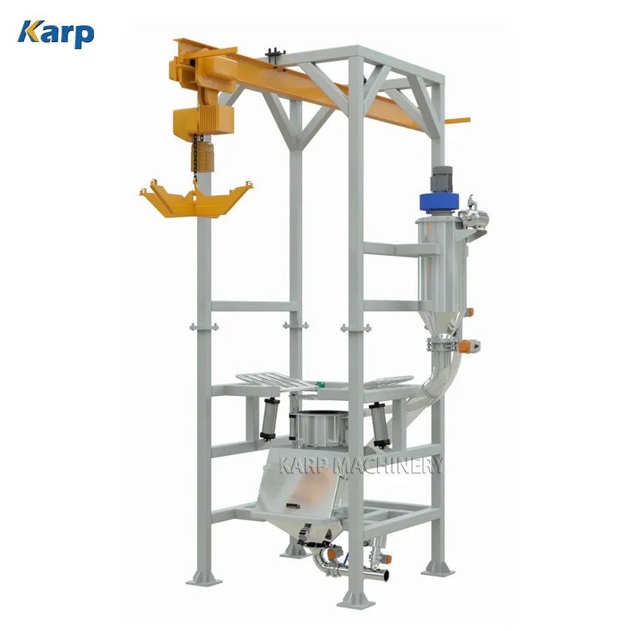 Food Additives Bulk Bag Discharger Super Sack Unloading System Big Bag Unloader