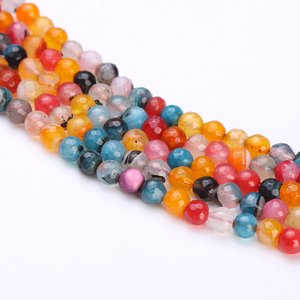 Perles en Agate Naturelle WENCHI pour la Fabrication de Bijoux, Perles en Vrac Polies 2058, 8mm 3mm, Hong Kong - Product Image 3