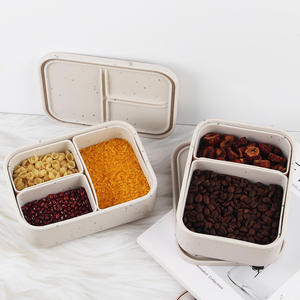 Fiambreras para niños con 3 compartimentos extraíbles, sin BPA, para microondas, fiambrera Bento de silicona a prueba de fugas para niños - Product Image 5