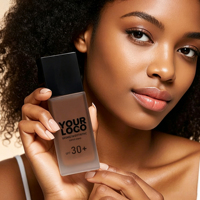 Crème de maquillage longue durée de haute qualité, marque privée, couvrance totale, imperméable et mate, fond de teint liquide