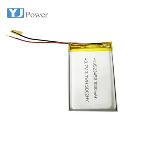 YJ可充电脂肪电池ykc UI认证3.7v 523450 1000毫安时狮子锂电池LCO YJ电源储存在常温1C