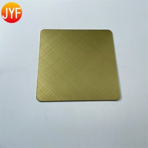 H4024 lamiera di acciaio inossidabile 304 colori lamiera di acciaio inossidabile spazzolata colore ottone - Product Image 2