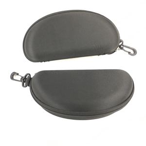 Étui à lunettes en non-tissé Eva, boîte à fermeture éclair, forme irrégulière, 3, 5, 9 pouces, personnalisable avec crochet à ressort, couleur unie, collection Printemps 2023 - Product Image 5