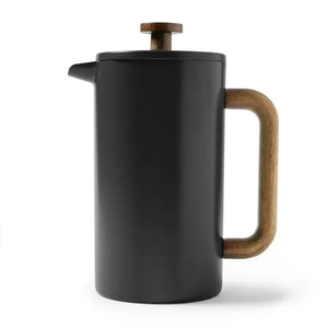 Cafetière à piston française en acier inoxydable 304 de haute qualité avec poignée en bois, 350 ml, 800 ml, 1 L, 1,5 L, pour la maison - Product Image 1