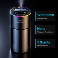 Diffuseur d'arômes et humidificateur de voiture YUEHANGTC avec projection étoilée, atomisation nano, démarrage/arrêt automatique, pour plantes
