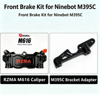 Kit de mise à niveau de frein à disque radial RZMA M616 compatible avec Ninebot M395C MZ DZ E80C Niu NXT AE5