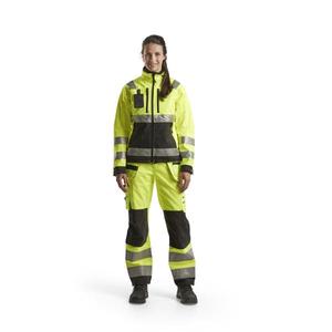 BLAKLADER - 490225173399XXXL Women's <b>Hi</b>-<b>Vis</b> <b>Softshell</b> <b>jacket</b> Yellow/Black - EAN 7330509508503 <b>HI</b>-<b>VIS</b> WORKWEAR - Product Image 3