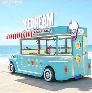 Trendy Style Electric Mobile Food Vehicle, Adjustable Internal Space Food Cart For Various Commercial Food Projects - Product Image 1