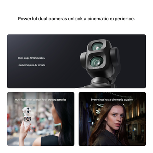 กล้องแอคชั่น Stock Osmo Pocket 4P Standard Combo ความละเอียด 4K/240fps เซ็นเซอร์ CMOS กันน้ำได้ลึก 30 เมตร มุมกว้าง 154 องศา พร้อมระบบติดตามอัจฉริยะ Active Track - Product Image 5