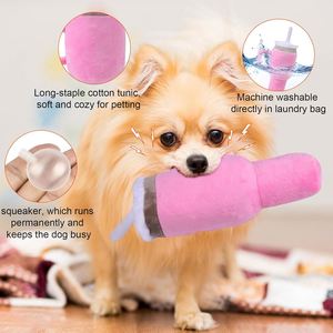 Custom Fast Food Lunch Pack Series Stuffed <b>Plush</b> Pet Toy Dog Squeaky Toys for Pet - Product Image 3