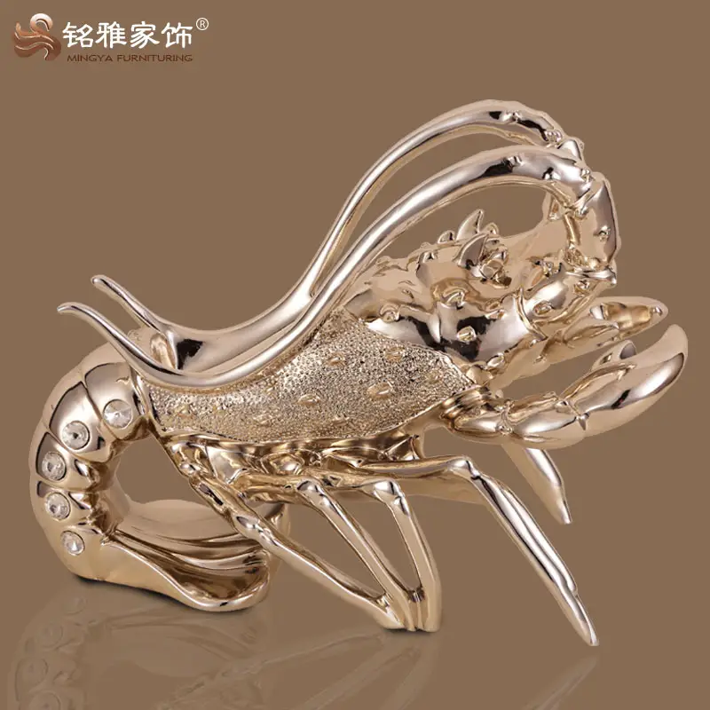 home decorative customized design animal theme lobster shape single wine bottle holder