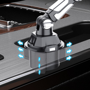ZYhy Car <b>Tablet</b> Holder Center Console Mount Universal Adjustable <b>Stand</b> <b>For</b> Navigation Front Rear Seat Use - Product Image 4