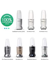 Gobelets de blender de 24 oz avec couvercles à clapet pour emporter, compatibles avec le blender Nutri-Bullet 600W Pro 900W, pièces de rechange Nutri-Bullet