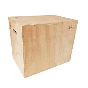 Scatola pliometrica in legno da 20/<span class=keywords><strong>24</strong></span>/30 pollici 3 in 1 per l'allenamento di salto e il condizionamento, tutte le dimensioni di un <span class=keywords><strong>Jump</strong></span> Trainer - Product Image 1