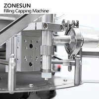 ZONESUN ZS-SVFC1 pompes à engrenages servo automatiques de table jus rotatif boisson liquide bec poche remplissage capsulage Machine
