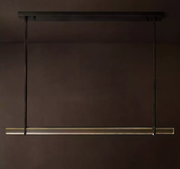 Lustre nordique de luxe en marbre, suspension réglable en albâtre pour restaurant et bar