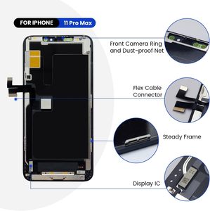 Repuesto de <span class=keywords><strong>Pantalla</strong></span> Xin rui da para <span class=keywords><strong>11</strong></span> Pro Max, Digitalizador LCD 3D Touch, Reparación Completa, Protector de Vidrio Templado Impermeable - Product Image 3