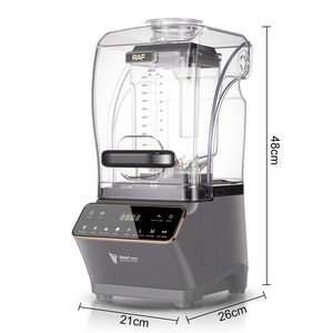 Elektrikli Yüksek Güçlü 165W Smoothie, Mus ve Dondurma Yapıcı <span class=keywords><strong>Blender</strong></span>, Dokunmatik Ekran Kontrolü ve 5 Hız Ayarıyla - Product Image 3