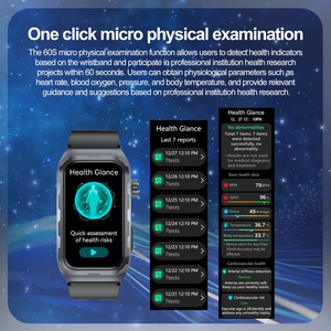 Reloj Inteligente con Medición de Grasa Corporal, IMC, Electrocardiograma, Terapia de Pulso, Pulsera Inteligente para Hombre con Rastreador de Actividad - Product Image 3