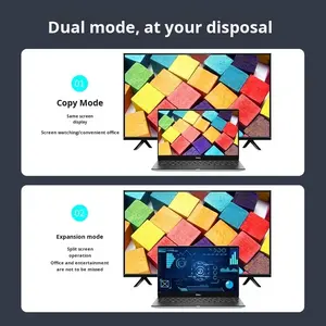 <span class=keywords><strong>Adaptador</strong></span> Mini DisplayPort y <span class=keywords><strong>USB</strong></span> C a HDTV VGA con <span class=keywords><strong>Salida</strong></span> para Monitor Dual y Entrega de Energía para Laptop MacBook Pro - Product Image 5