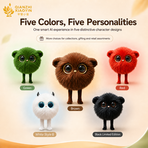 Juguete de Peluche AI Four Seasons Elf, Marrón/Verde/Rojo/Negro/Blanco, 5 Estilos, Ojos Grandes, ChatGPT, Clonación de Voz en 69 Idiomas, Memoria de Larga Duración - Product Image 5