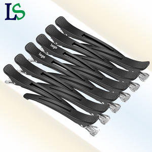 Accessoires pour cheveux personnalisés avec logo, nouveaux, pour filles et femmes, coiffure, salon <span class=keywords><strong>de</strong></span> beauté, grandes pinces à cheveux épaisses et fines pour femmes - Product Image 1