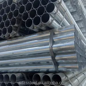 Factory Gi Black Iron Pipes Q195 Q235 Q275 Hot Dipped Coated Galvanized Steel Round Pipe