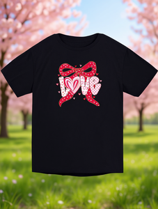 T-shirt da donna Sweet Daily con motivo a cuori per San Valentino, girocollo, casual, alla moda, primavera estate, taglie forti, 100% cotone jersey - Product Image 2