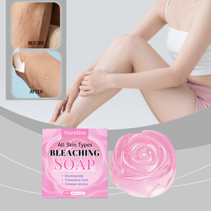 Jabón Facial de Rosas, <span class=keywords><strong>Espuma</strong></span> Limpiadora Facial, Blanqueador, Nutritivo, Hidratante, Antiacné, Jabón Corporal para Baño - Product Image 4