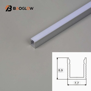 Nuevas llegadas 08*09: Tira de luz LED empotrada de superficie personalizada para techo de aluminio, perfil LED IP67, neón - Product Image 4