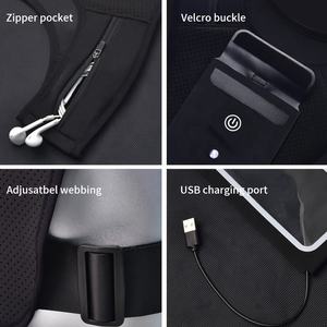 Gilet sportivo Multi-funtion da esterno borsa per telefono da corsa con rivestimento in acqua traspirante a morte rapida gilet riflettente da ciclismo - Product Image 3